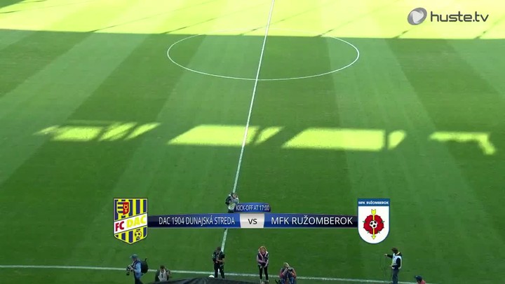 ZOSTRIH:  DAC Dunajská Streda - MFK Ružomberok 3:2